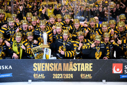 Skellefteås spelare jublar