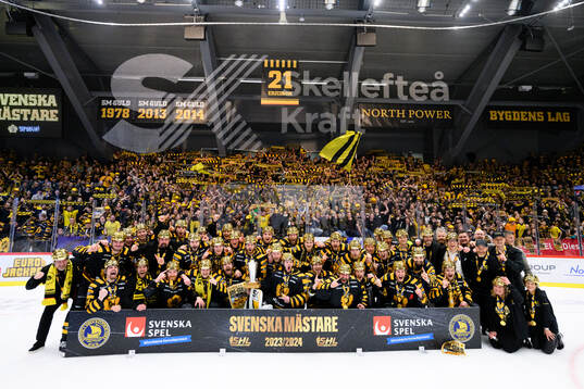 Skellefteås spelare jublar