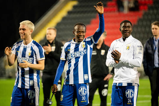 IFK Göteborgs Malick Junior Yalcouye jublar