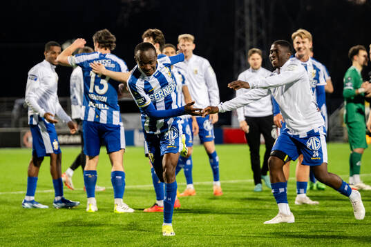 IFK Göteborgs Malick Junior Yalcouye jublar