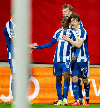 IFK Göteborgs Malick Junior Yalcouye jublar
