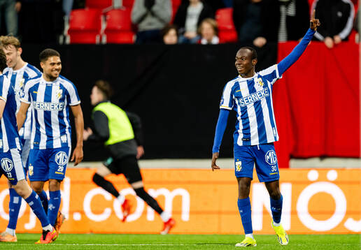 IFK Göteborgs Malick Junior Yalcouye jublar