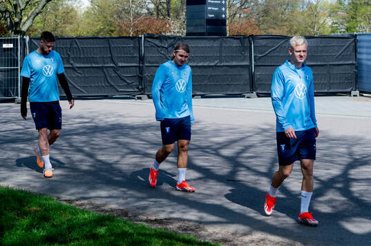 Malmö FFs Pontus Jansson, Sebastian Nanasi och Otto