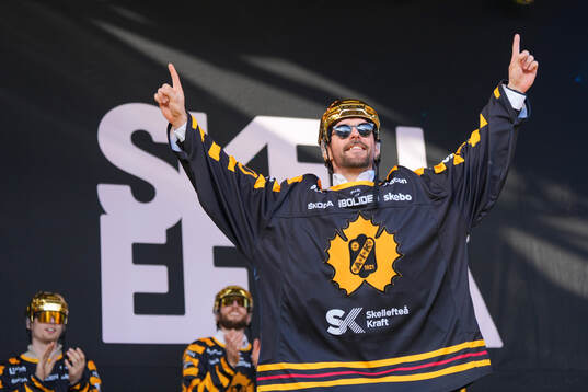 Skellefteås målvakt Gustaf Lindvall