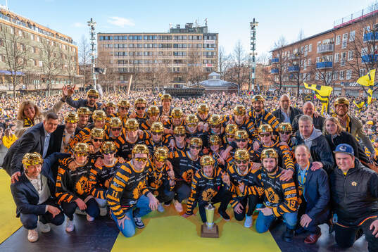 Bläddra bland fler bilder av Ishockey, SHL, Guldhyllningar av Skellefteå