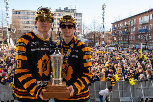 Skellefteås Lukas Vesterlund och Elias Stenman