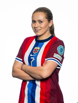 Malin Dalsgård of the Norwegian U17 national football team