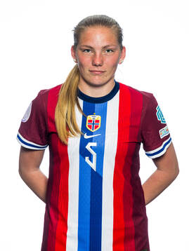 Andrea Buberg of the Norwegian U17 national football team