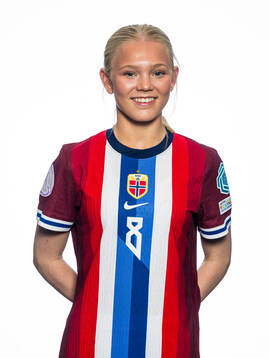 Linnea Moen of the Norwegian U17 national football team