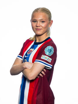 Linnea Moen of the Norwegian U17 national football team