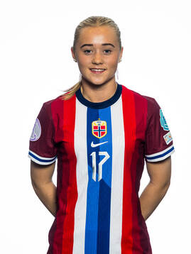 Tomine Enger of the Norwegian U17 national football team