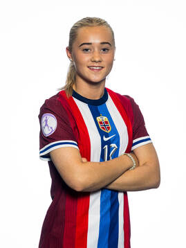 Tomine Enger of the Norwegian U17 national football team