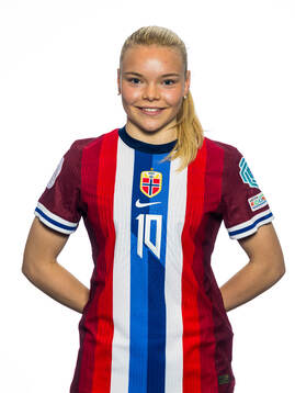 Anny Kerim-Lindland of the Norwegian U17 national football