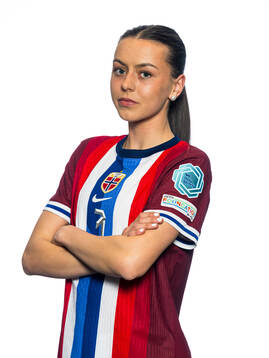Nora Mjøs of the Norwegian U17 national football team
