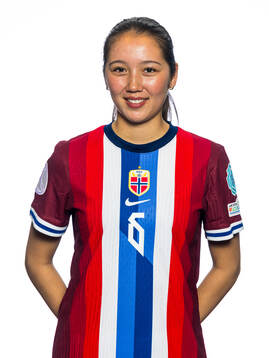 Henny Thorallsson of the Norwegian U17 national football