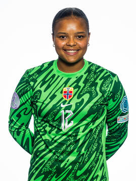 Goalkeeper Maria Kroken of the Norwegian U17 national