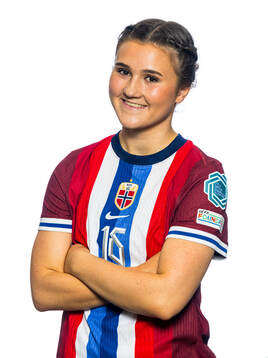 Selma Jordfald of the Norwegian U17 national football team