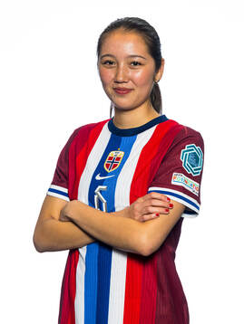 Henny Thorallsson of the Norwegian U17 national football