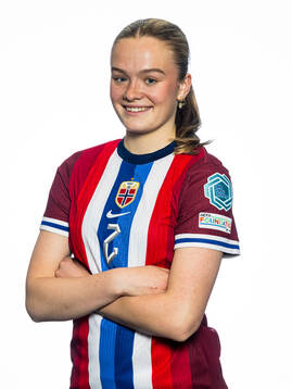 Ina Andreassen of the Norwegian U17 national football team