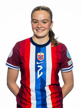 Ina Andreassen of the Norwegian U17 national football team