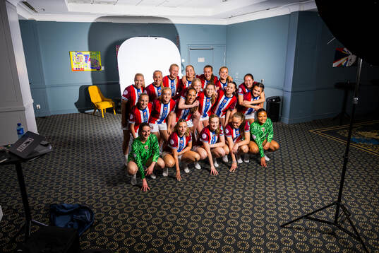 Players of the Norwegian U17 national football team poses