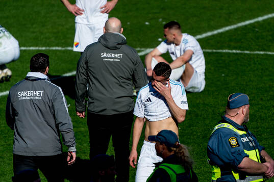Djurgårdens spelare deppar