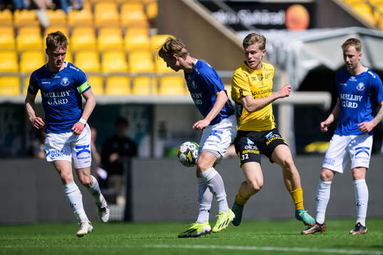 Trelleborgs Olof Larsson och Elfsborgs Gottfrid Rapp