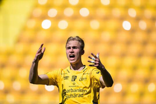 Elfsborgs Leo Östman reagerar