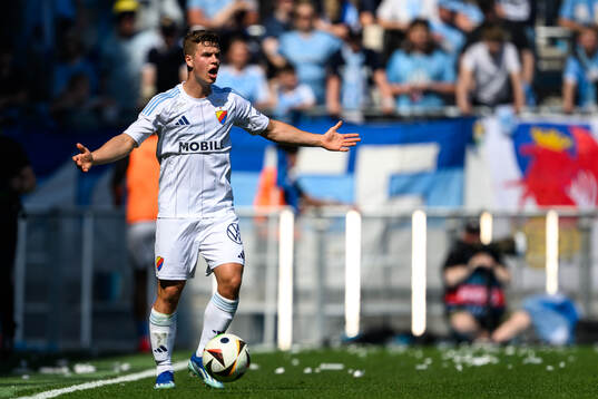 Djurgårdens Samuel Dahl reagerar