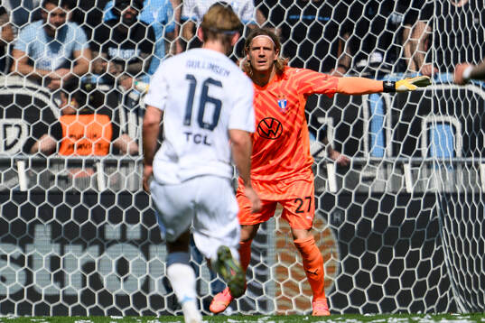 Malmö FFs målvakt Johan Dahlin