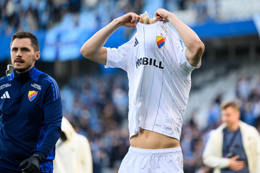 Djurgårdens Lucas Bergvall deppar