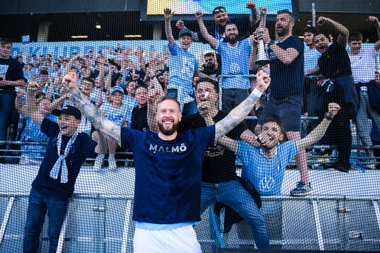 Malmö FFs Pontus Jansson jublar
