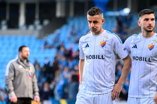 Djurgårdens Haris Radetinac deppar