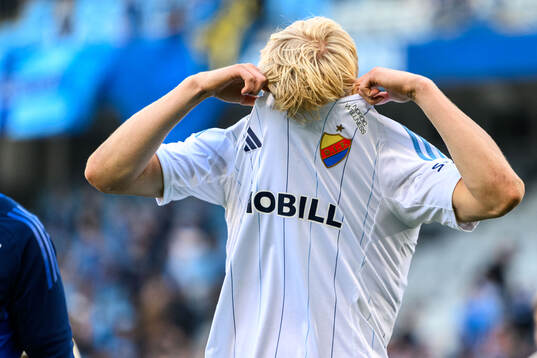 Djurgårdens Lucas Bergvall deppar