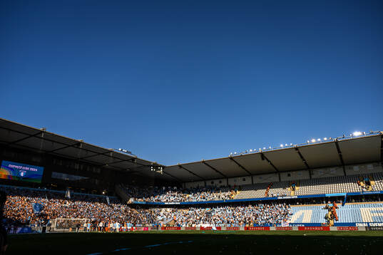 Interiör av Eleda stadion