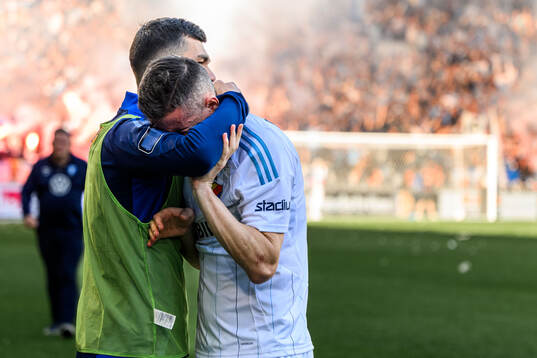 Djurgårdens Haris Radetinac deppar