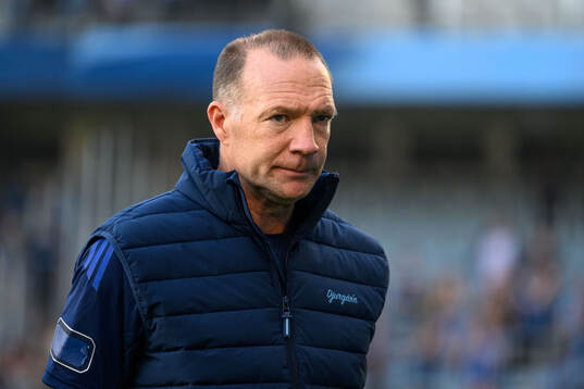 Djurgårdens tränare Kim Bergstrand  deppar