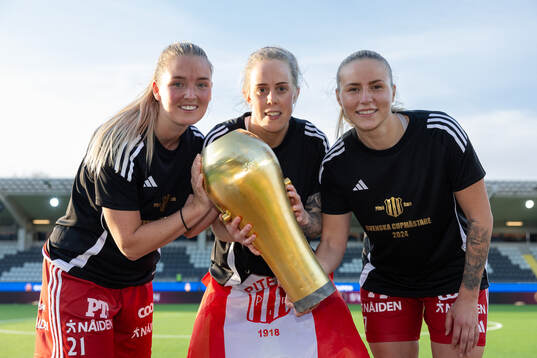 Piteås Ronja Aronsson, Cecilia Edlund och Selina