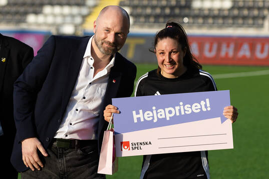 Piteås Josefin Johansson får pris som matchens spelare