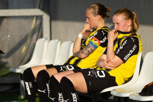 Häckens Filippa Curmark och Johanna Fossdalsá Sørensen