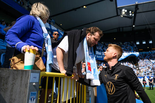Malmö FFs Anders Christiansen med familj