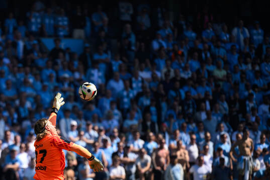Malmö FFs målvakt Johan Dahlin