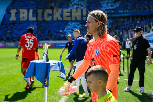 Malmö FFs målvakt Johan Dahlin