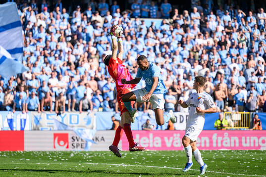 Djurgårdens målvakt Jacob Widell Zetterström och Malmö