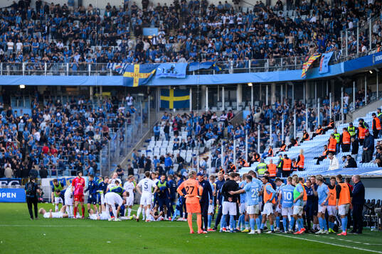 Malmö FFs och Djurgårdens spelare