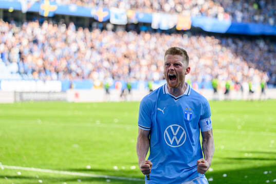Malmö FFs Anders Christiansen jublar