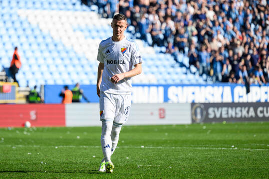 Djurgårdens Haris Radetinac deppar