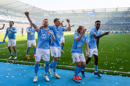 Malmö FFs Anders Christiansen jublar