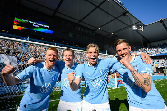 Malmö FFs Anders Christiansen, Sebastian Vinther
