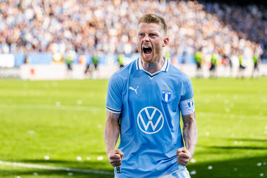 Malmö FFs Anders Christiansen jublar